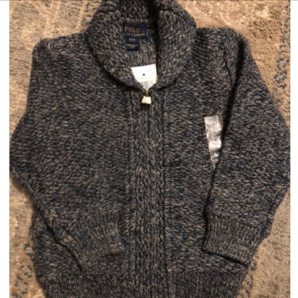Boys Polo Ralph Lauren Full Zip Sweater
